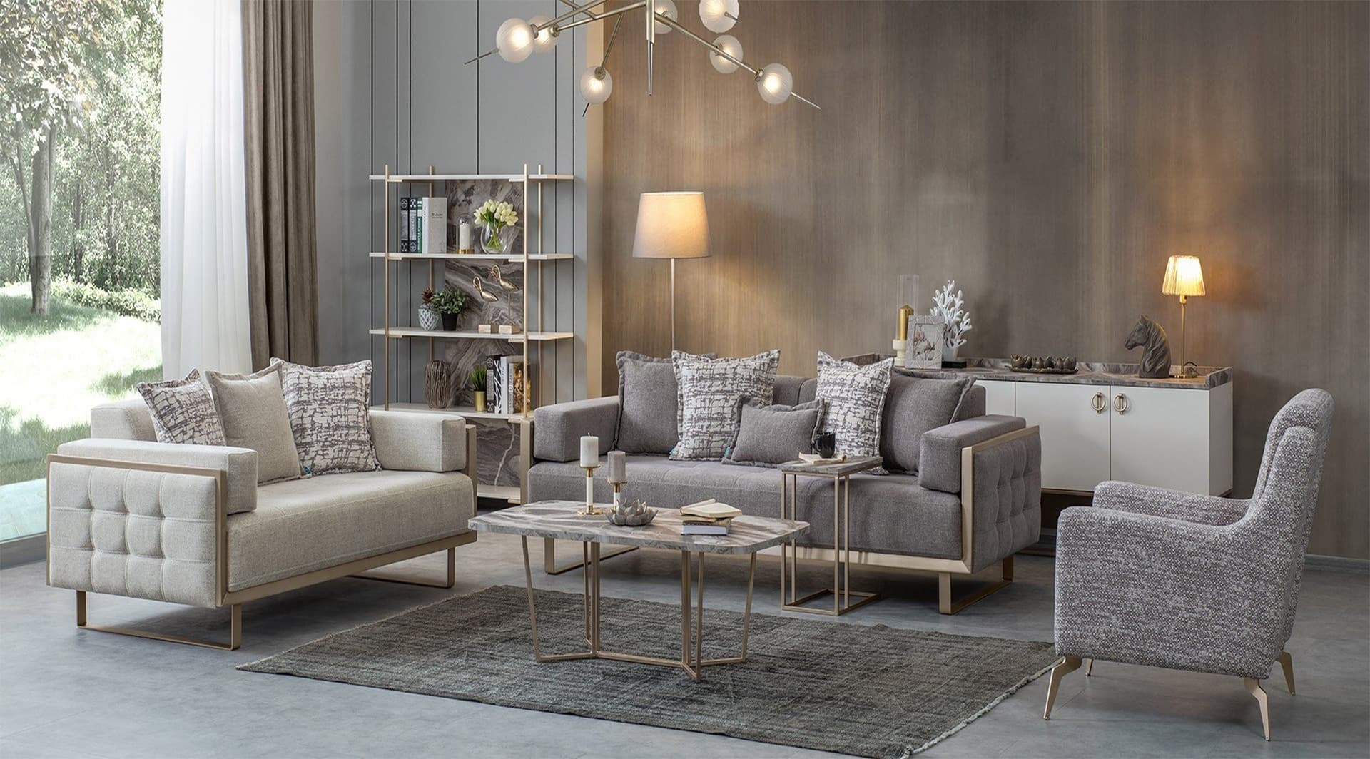 Loft Gold Koltuk Takımı